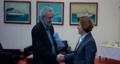 Στον αν. Υπουργό Ναυτιλίας εχθές η Περιφερειάρχης Β. Αιγαίου