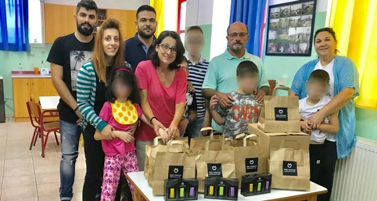 Ο «χρυσός» της Λήμνου δώρο στο Ειδικό Σχολείο Καλλιθέας (photos)