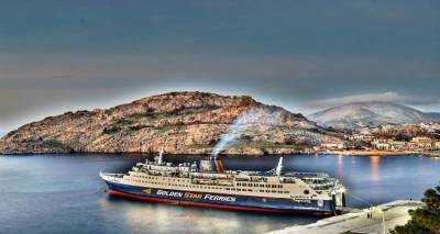 &Lambda;ή&mu;&nu;&omicron;&sigmaf;: &Nu;&omega;&rho;ί&tau;&epsilon;&rho;&alpha; &theta;&alpha; &alpha;&nu;&alpha;&chi;&omega;&rho;ή&sigma;&epsilon;&iota; &alpha;&pi;ό &Kappa;&alpha;&beta;ά&lambda;&alpha; &tau;&omicron; Superferry II