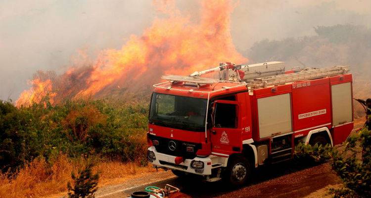 Υψηλός κίνδυνος εκδήλωσης πυρκαγιάς αύριο στη Λήμνο