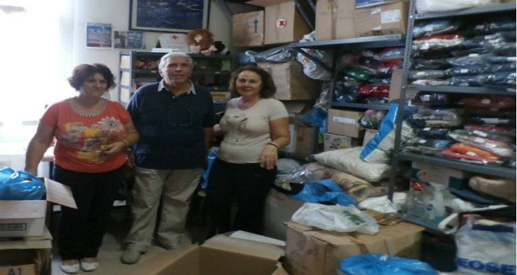 Χώροι βοήθειας συλλογής και προσφοράς του Ε.Ε.Σ Λήμνου στο Νοσοκομείου Λήμνου (photos)