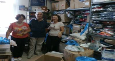 Χώροι βοήθειας συλλογής και προσφοράς του Ε.Ε.Σ Λήμνου στο Νοσοκομείου Λήμνου (photos)