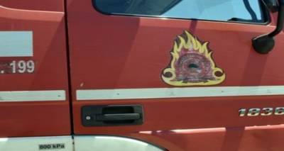 Λήμνος: Φωτιά από κεραυνό έξω από τα Καμίνια (photo)