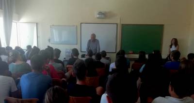 Το Γυμνάσιο Μούδρου επισκέφθηκε ο Aριστείδης Τσοτρούδης (photos)