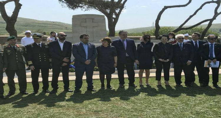 Ο βουλευτής του ΣΥΡΙΖΑ Γ. Πάλλης στις εκδηλώσεις για τη μάχη της Καλλίπολης