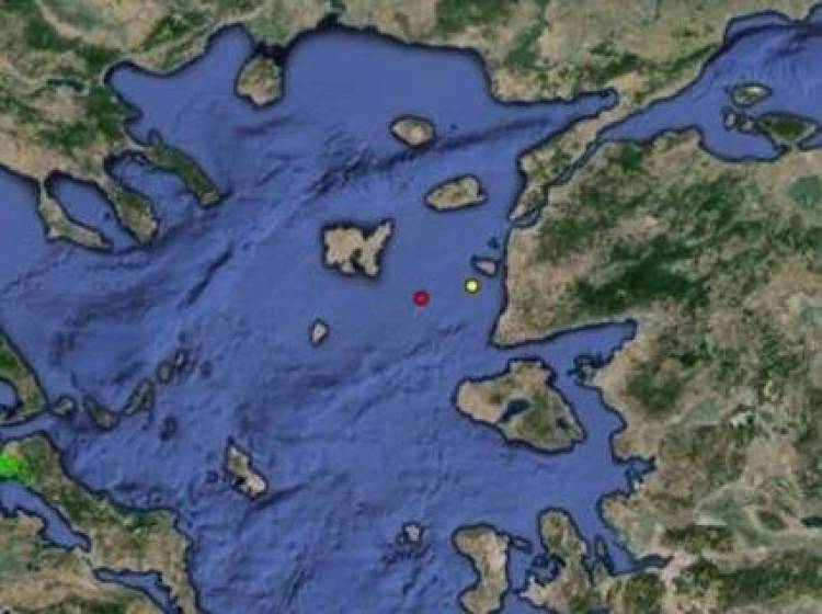 Δυο σεισμικές δονήσεις τα ξημερώματα ανοιχτά της Λήμνου