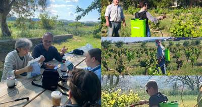 Βιωματικό μάθημα στους αμπελώνες της Evante Estate για τους σπουδαστές Οινολογίας της ΣΑΕΚ Λήμνου