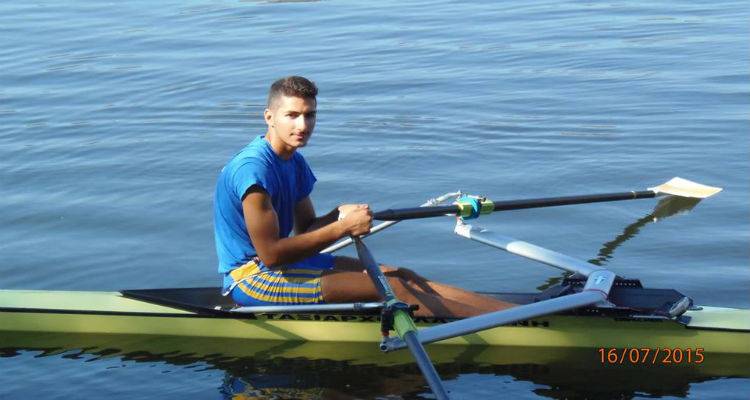 Αργυρός Βαλκανιονίκης στην κωπηλασία ο Λημνιός Χάρης Ντινενής