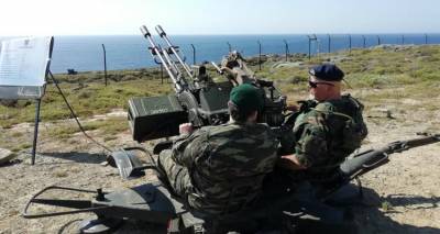 Εκπαιδευτικές βολές των Εθνοφυλάκων στη Λήμνο (photos)
