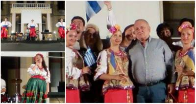 &Sigma;&epsilon; &kappa;&lambda;ί&mu;&alpha; &sigma;&upsilon;&gamma;&kappa;ί&nu;&eta;&sigma;&eta;&sigmaf; &eta; &beta;&rho;&alpha;&delta;&iota;ά &Epsilon;&lambda;&lambda;&eta;&nu;&omicron;-&Omicron;&upsilon;&kappa;&rho;&alpha;&nu;&iota;&kappa;ή&sigmaf; &Phi;&iota;&lambda;ί&alpha;&sigmaf; &sigma;&tau;&eta; &Lambda;ή&mu;&nu;&omicron; (video)