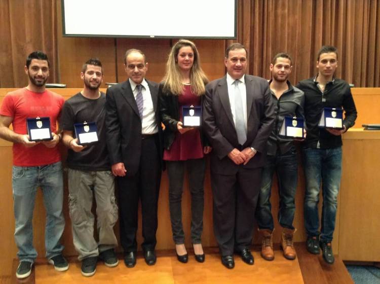 H Ελληνική Ολυμπιακή Επιτροπή βράβευσε τον Παναγιώτη Μαγδανή