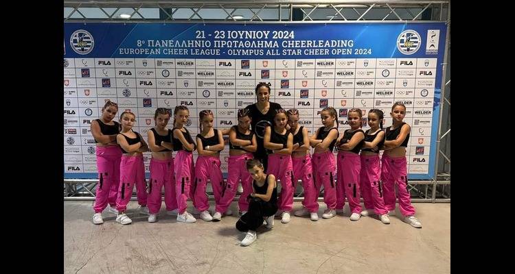Λήμνος: Δύο χρυσά και δύο ασημένια στο Πανελλήνιο Πρωτάθλημα Cheerleading “Olympus All Star Cheer Open” 2024