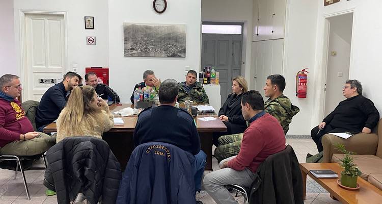 Λήμνος: Σύσκεψη στο Δημαρχείο για την κακοκαιρία παρουσία του Επάρχου