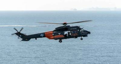 &Epsilon;&lambda;&iota;&kappa;ό&pi;&tau;&epsilon;&rho;&omicron; Super Puma &alpha;&pi;ό &tau;&eta; &Lambda;ή&mu;&nu;&omicron; &delta;&iota;έ&sigma;&omega;&sigma;&epsilon; 7 ά&tau;&omicron;&mu;&alpha; &sigma;&tau;&eta; &Lambda;έ&sigma;&beta;&omicron; (video)