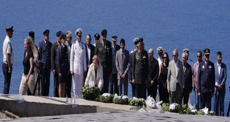 Τιμή στον Ήρωα Υποσμηναγό Νικόλαο Σιαλμά | Παρουσία της Δημάρχου Λήμνου στις Επετειακές Εκδηλώσεις στον Άγιο Ευστράτιο