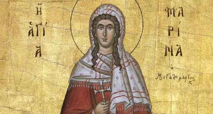 Πανηγυρίζει ο ναός της Αγίας Μαρίνας στη Μύρινα