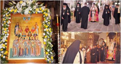 &Pi;&alpha;&nu;&eta;&gamma;&upsilon;&rho;&iota;&kappa;ό&sigmaf; &Pi;&omicron;&lambda;&upsilon;&alpha;&rho;&chi;&iota;&epsilon;&rho;&alpha;&tau;&iota;&kappa;ό&sigmaf; &Epsilon;&sigma;&pi;&epsilon;&rho;&iota;&nu;ό&sigmaf; &epsilon;&pi;ί &tau;&eta; &epsilon;&omicron;&rho;&tau;ή &tau;&eta;&sigmaf; &Sigma;&upsilon;&nu;ά&xi;&epsilon;&omega;&sigmaf; &pi;ά&nu;&tau;&omega;&nu; &tau;&omega;&nu; &Lambda;ή&mu;&nu;&omega; &Alpha;&gamma;ί&omega;&nu;