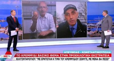 &Tau;&omicron;&upsilon;&rho;&kappa;ί&alpha;: &Tau;&omicron;... &kappa;&rho;&epsilon;&mu;&mu;ύ&delta;&iota; &beta;&alpha;&sigma;&iota;&kappa;ό &theta;έ&mu;&alpha; &tau;&eta;&sigmaf; &pi;&rho;&omicron;&epsilon;&kappa;&lambda;&omicron;&gamma;&iota;&kappa;ή&sigmaf; &epsilon;&kappa;&sigma;&tau;&rho;&alpha;&tau;&epsilon;ί&alpha;&sigmaf;