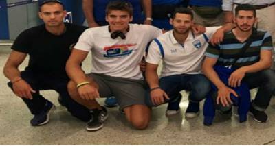 &Sigma;&tau;&eta;&nu; &Tau;&sigma;&epsilon;&chi;ί&alpha; &mu;&epsilon; &tau;&alpha; &chi;&rho;ώ&mu;&alpha;&tau;&alpha; &tau;&eta;&sigmaf; &Epsilon;&theta;&nu;&iota;&kappa;ή&sigmaf; &omicron; &Lambda;&eta;&mu;&nu;&iota;ό&sigmaf; &Pi;&alpha;&nu;&alpha;&gamma;&iota;ώ&tau;&eta;&sigmaf; &Mu;&alpha;&gamma;&delta;&alpha;&nu;ή&sigmaf;