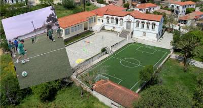 Το Δημοτικό Σχολείο Κοντοπουλίου ευχαριστεί την ομάδα της «Ηφαιστίας»