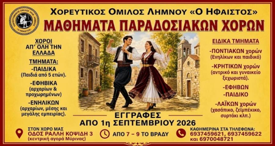 &Xi;&epsilon;&kappa;&iota;&nu;&omicron;ύ&nu; &omicron;&iota; &epsilon;&gamma;&gamma;&rho;&alpha;&phi;έ&sigmaf; &sigma;&tau;&omicron;&nu; &Chi;&omicron;&rho;&epsilon;&upsilon;&tau;&iota;&kappa;ό Ό&mu;&iota;&lambda;&omicron; &Lambda;ή&mu;&nu;&omicron;&upsilon; &laquo;&Omicron; Ή&phi;&alpha;&iota;&sigma;&tau;&omicron;&sigmaf;&raquo; &gamma;&iota;&alpha; &tau;&eta; &nu;έ&alpha; &chi;&rho;&omicron;&nu;&iota;ά