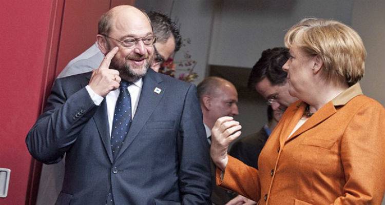 &Gamma;&epsilon;&rho;&mu;&alpha;&nu;ί&alpha;: &Sigma;&upsilon;&nu;&epsilon;&chi;ί&zeta;&omicron;&nu;&tau;&alpha;&iota; &omicron;&iota; &delta;&iota;&alpha;&pi;&rho;&alpha;&gamma;&mu;&alpha;&tau;&epsilon;ύ&sigma;&epsilon;&iota;&sigmaf; &gamma;&iota;&alpha; &tau;&omicron;&nu; &sigma;&chi;&eta;&mu;&alpha;&tau;&iota;&sigma;&mu;ό &kappa;&upsilon;&beta;έ&rho;&nu;&eta;&sigma;&eta;&sigmaf;
