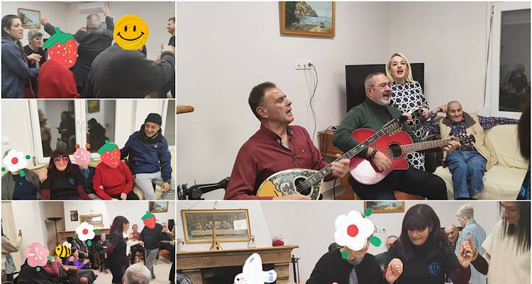 Πολιτιστικός Σύλλογος Μούδρου: Χορός, χαμόγελα και ζεστασιά στους ηλικιωμένους του Γηροκομείου Λήμνου