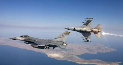 Alert! &Upsilon;&pi;έ&rho;&pi;&tau;&eta;&sigma;&eta; &tau;&epsilon;&sigma;&sigma;ά&rho;&omega;&nu; &tau;&omicron;&upsilon;&rho;&kappa;&iota;&kappa;ώ&nu; F-16 &mu;&epsilon;&tau;&alpha;&xi;ύ &Lambda;ή&mu;&nu;&omicron;&upsilon; - &Lambda;έ&sigma;&beta;&omicron;&upsilon;