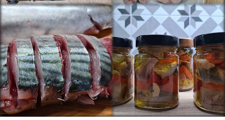 Σπιτική λακέρδα απο παλαμίδα με σκόρδο και πιπεριές by Αθανάσιος Λαμπρίδης (photos)