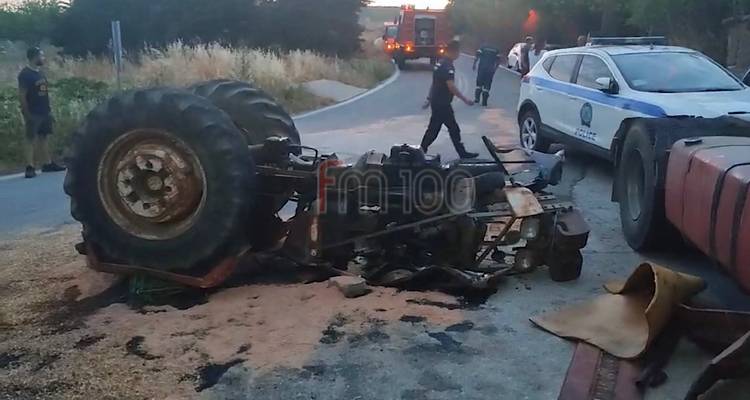 Λήμνος: Δύο άτομα εγκλωβισμένα στο τροχαίο στις Αγκαρυώνες - Το ένα 11χρονο αγοράκι |Απεγκλωβίστηκαν από την Πυροσβεστική  (video)