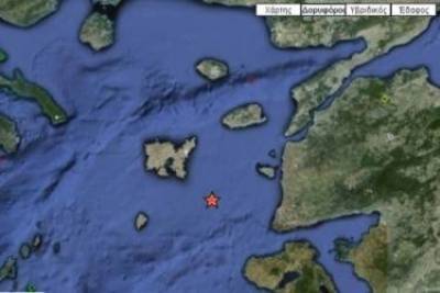 Σεισμική δόνηση 4,1 Ρίχτερ πριν λίγο στη Λήμνο