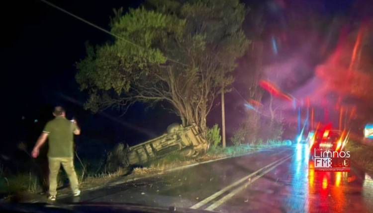Λήμνος: Εκτροπή οχήματος στην επαρχιακή οδό Πορτιανού–Κοντιά | Ντεραπάρισε σε χαντάκι μετά την ξαφνική βροχή
