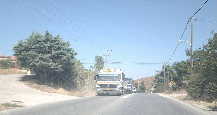 Εργασίες διαγράμμισης στο Επαρχιακό οδικό δίκτυο (photos)