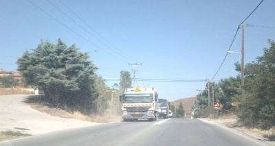 Εργασίες διαγράμμισης στο Επαρχιακό οδικό δίκτυο (photos)