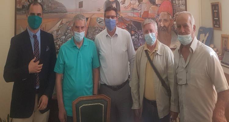 Στο Δήμαρχο Λήμνου μέλη του συλλόγου «ο Καλός Σαμαρείτης»