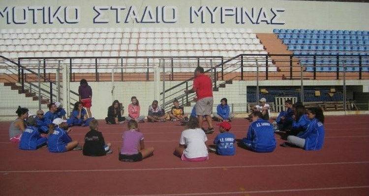 Τα τμήματα στίβου της ΑΕΛ και της Ηφαιστίας στους διασυλλογικούς αγώνες στην Καλλονή