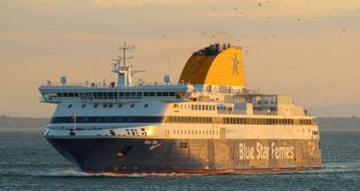 &Epsilon;&pi;&alpha;&nu;έ&rho;&chi;&omicron;&nu;&tau;&alpha;&iota; &tau;&alpha; &delta;&rho;&omicron;&mu;&omicron;&lambda;ό&gamma;&iota;&alpha; &tau;&omicron;&upsilon; Blue Star Myconos