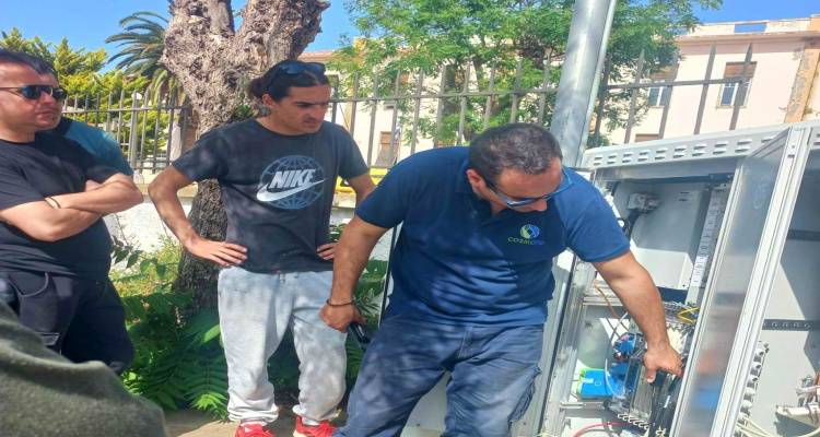 Εκπαιδευτική επίσκεψη σπουδαστών της Σ.Α.Ε.Κ. στον ΟΤΕ Μύρινας.