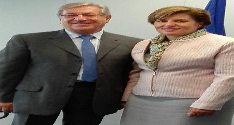 Με τον Ευρωπαίο Επίτροπο Περιβάλλοντος, Θαλάσσιας Πολιτικής &amp; Αλιείας συναντήθηκε στις Βρυξέλλες η Χ. Καλογήρου