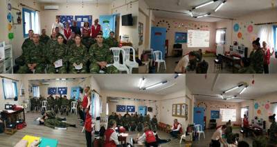 Στρατιωτικοί της 88 ΣΔΙ εκπαιδεύτηκαν σε Πρώτες Βοήθειες από τον Ελληνικό Ερυθρό Σταυρό Λήμνου