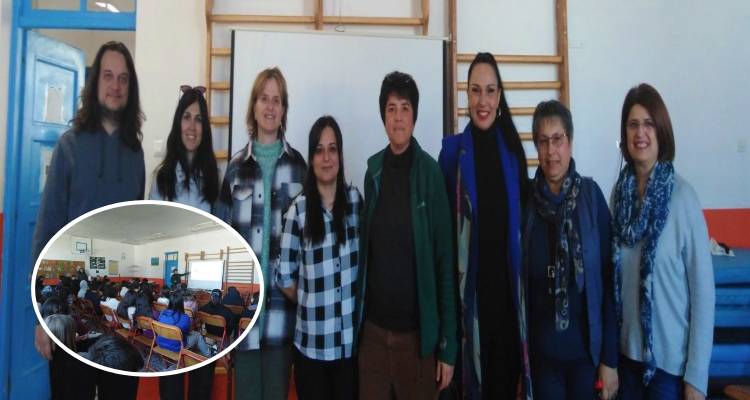 Στο Γυμνάσιο Λιβαδοχωρίου η ΑΜΚΕ “ΛΗΜΝΟΣ ΤΟΥΡΙΣΤΙΚΗ” και η Περιβαλλοντολόγο- Δασολόγο Φώτω  Κόνσολα,