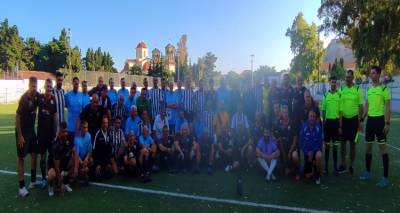 Παλαίμαχοι από Λήμνο, Δόξα Δράμας και Λέσβο τίμησαν τον αθλητισμό και την προσφορά