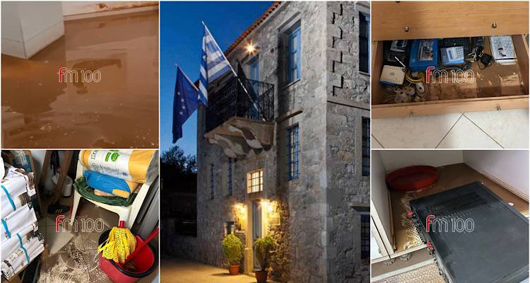 Η Bora «πλήγωσε» και την Πινακοθήκη του Κοντιά | Φθορές σε πίνακες και εξοπλισμό (Photos + video)
