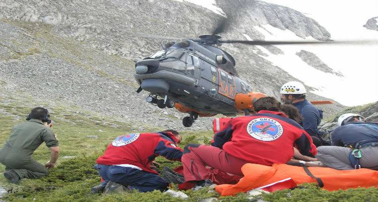 Επιχείρηση διάσωσης για Νορβηγό ορειβάτη από το Super Puma της Λήμνου