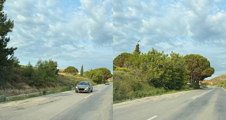 Επικίνδυνες λακκούβες σε κεντρικό σημείο της Λήμνου | Οδηγοί αναγκάζονται να μπαίνουν στο αντίθετο ρεύμα