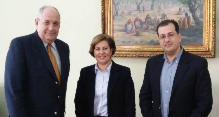 Συνάντηση της Χριστιάνας Καλογήρου με τον Υφυπουργό Επικρατείας κ. Τέρενς Κουίκ