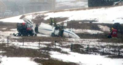 Τραγωδία στον Καναδά -Εξι νεκροί από συντριβή αεροπλάνου (photos)