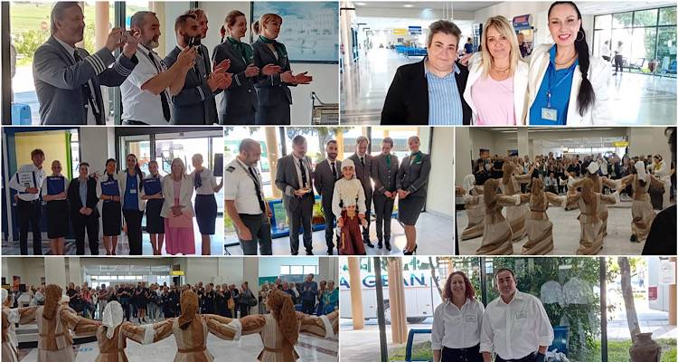 Πρώτη πτήση charter στη Λήμνο: Θερμή υποδοχή από την ΑΜΚΕ «Λήμνος Τουριστική&quot; (photos)