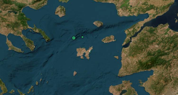 Λήμνος: Σεισμός τα ξημερώματα 3,5 Ρίχτερ ανοιχτά του νησιού