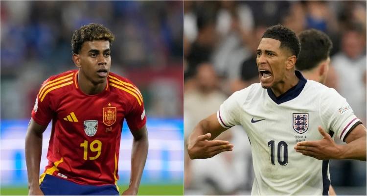 EURO 2024: &Kappa;&alpha;&iota; &tau;ώ&rho;&alpha; &omicron;&iota; &delta;&upsilon;&omicron; &tau;&omicron;&upsilon;&sigmaf; -&Eta; &mu;έ&rho;&alpha; &kappa;&alpha;&iota; &eta; ώ&rho;&alpha; &tau;&omicron;&upsilon; &mu;&epsilon;&gamma;ά&lambda;&omicron;&upsilon; &tau;&epsilon;&lambda;&iota;&kappa;&omicron;ύ &alpha;&nu;ά&mu;&epsilon;&sigma;&alpha; &sigma;&epsilon; &Iota;&sigma;&pi;&alpha;&nu;ί&alpha; &kappa;&alpha;&iota; &Alpha;&gamma;&gamma;&lambda;ί&alpha;